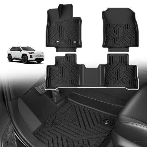 Image of TripleAliners Floor Mats All Weather for 2026 Toyota RAV4 Hybrid, Not PHEV
