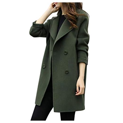Overdose Chaqueta De Invierno para Mujer Casual Outwear Parka Cardigan Slim Coat Overcoat Invierno Abrigo