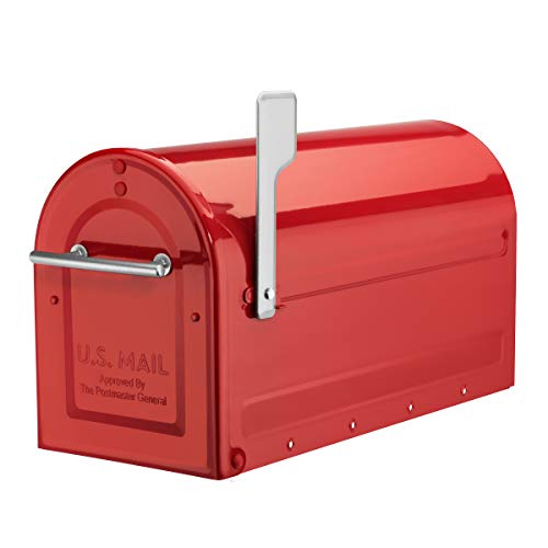 ARCHITECTURAL MAILBOXES 7900-7R-SR Boulder Briefkasten, rot