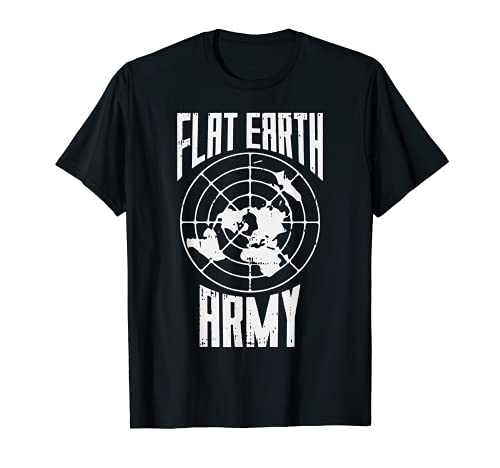 Flat Earth Vintage Conspiracy Theory Earthers Gift T-Shirt