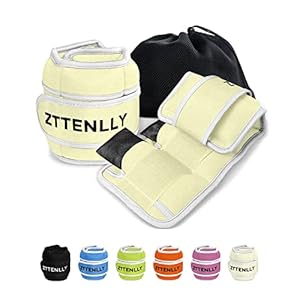 ZTTENLLY Adjustable Ankle Weights for Women Men and Kids | 1 Pair 5 10 15 18 20 Lbs Leg Wrist Ankle Weight Straps for Yoga, Walking, Running, Aerobics, Gym, Dance, Pilates, Cardio