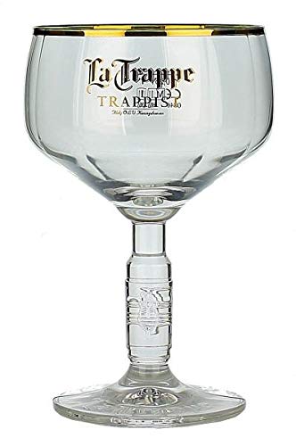 La Trappe Trappist Belgian Beer Chalice Glass #TOP12