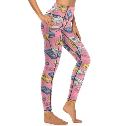 Legging d'entraînement vintage pour femme : dites adieu aux ventres ronds grâce au maintien