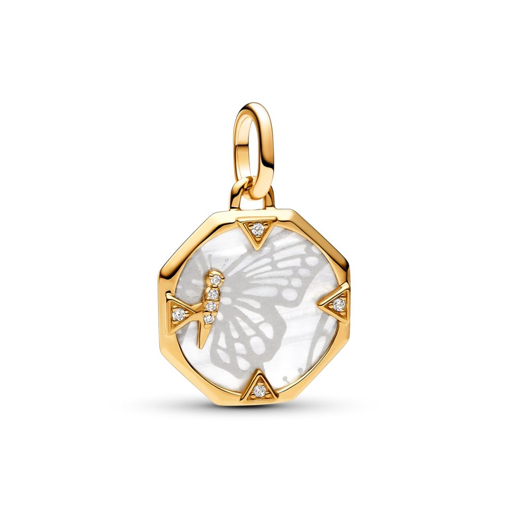PANDORA ME Colección de dijes chapados en oro de 14 quilates