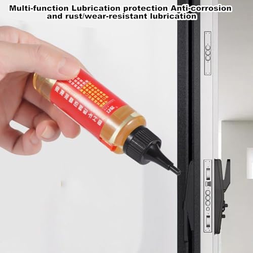 Penetrating Door Hinge Oil – Lock Lubricant, Multi-Purpose Chain Lube | Smooths Sliding Tracks and Fixes Squeaks on Bikes, Sewing Machines, Hinges, and Tools with Long-Lasting Anti-Rust Formula