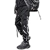 Hello MrLin Heren Hip Hop Jogger Cargo Broek Techwear Zakbroek Baggy Streetwear Punk Broek