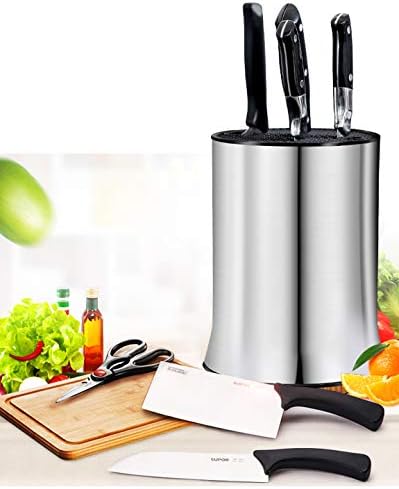 Universal Knife Block, Holders Large Size, Detachable for Easy Cleaning, Stainless Steel, Rust Proof, (18x23cm)