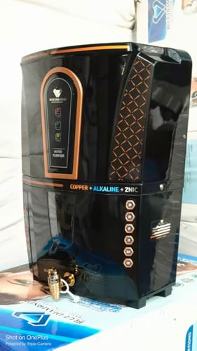 Image of BLUE DIAMOND Rolex RO + UV + Copper + Zinc + Alkaline + UF + TDS Adjuster | Digital Display | Fully Automatic Function Water Purifier and Best For Home and Office- 14 liters (Black)