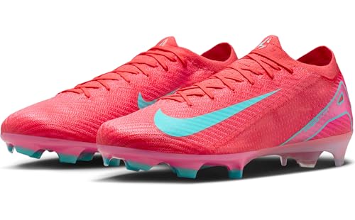 Nike Mercurial Vapor 16 Elite FG Low-Top Soccer Cleats (FQ1457-800, Ember Glow/Aurora Green)2