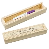 FREEBLOSS Boîte à Souvenirs Test De Grossesse En Bois - Coffret Révélation Bébé Pour Annonce Originale