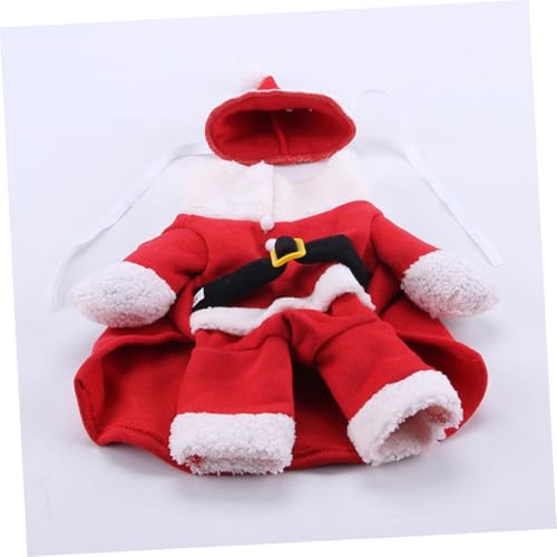 Disfraz navideño Santa para perro talla S miniatura 7