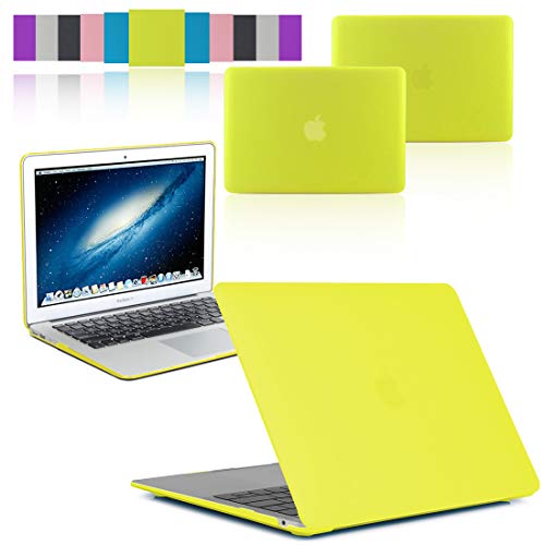 Love My Case - Carcasa rígida para Macbook Amarillo Neon Yellow 11-Inch MacBook Air