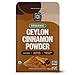 FGO Organic Ceylon Cinnamon Powder, 16oz Pure Sri Lanka Cinnamon for Spice & Seasoning, Great for Baking, Cooking, & Drinks, Additive Free, Non-GMO (Pack of 1)