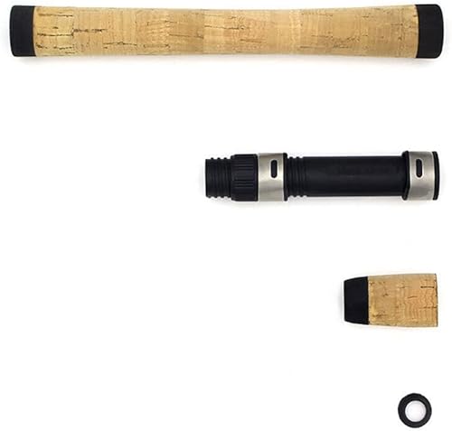 Miniatura 4 de Mango de caña de pescar giratorio de corcho compuesto para agarre de construcción de caña con asiento de carrete