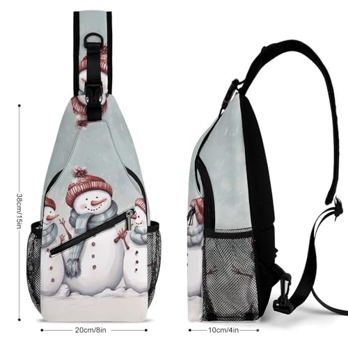 Bolso tipo bandolera deportivo impermeable para viaje miniatura 2