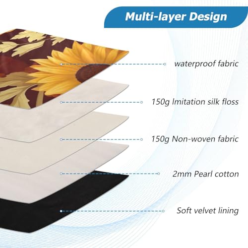 Funda para portátil de 13-14 pulgadas Sunflower Autumn impermeable miniatura 4