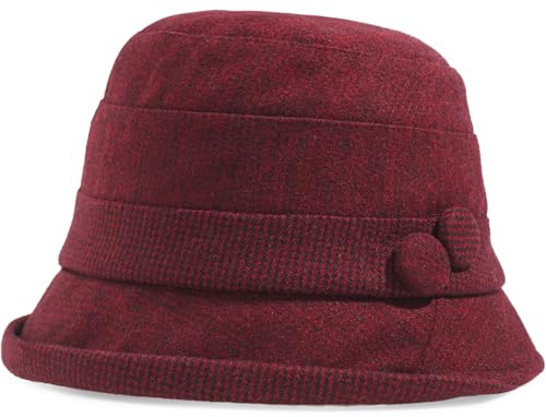Chapeau cloche bucket chapeau pour femmes style vintage chic