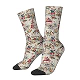 Taille unique : ces chaussettes unisexes conviennent aux pointures 36-44 (taille européenne). Longueur totale 40 cm, largeur du tube 8,5 cm, extensibles. Ces chaussettes tendance sont disponibles dans une variété de couleurs et de motifs originaux, et s'accordent facilement avec de nombreux types de chaussures. Portez-les avec des sandales, des tongs, des bottes, des baskets, des chaussures de course, des chaussures habillées, ou tout simplement seules !