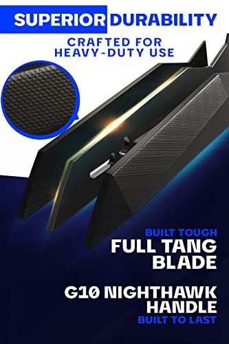 Dalstrong Nakiri Vegetable Knife - 7" - Shadow Black Series - Black Titanium Nitride Coated - High Carbon - 7Cr17Mov-X Vacuum Treated Steel - Sheath Included - Nsf Certified #TOP2