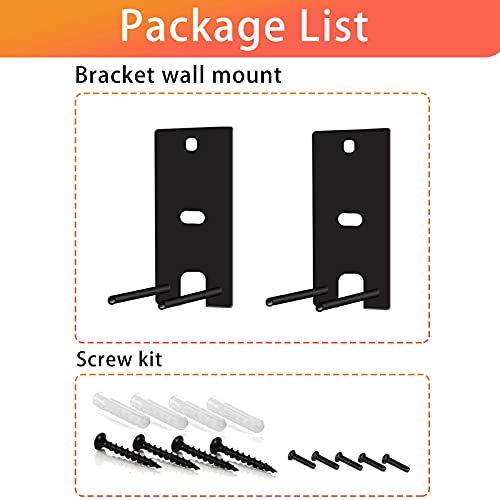Dinghosen Wall Brackets Compatible with Bose Surround Speakers 700，OmniJewel Lifestyle 650 Home Entertainment System (Black)