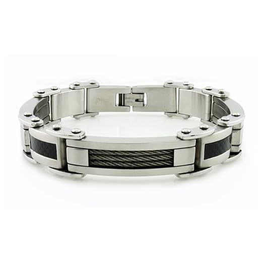 Tioneer Gratuit Personnalisé Gravure Acier Inoxydable Bracelet câble INOX 8.5"