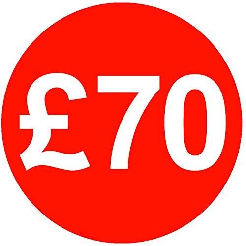 30mm Price Stickers Pack of 500 - Red - £70