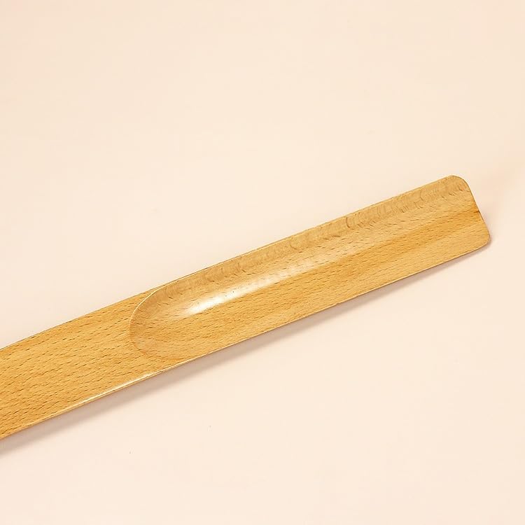 Calzador de madera maciza largo de 55cm para entrada de hotel y hogar 7