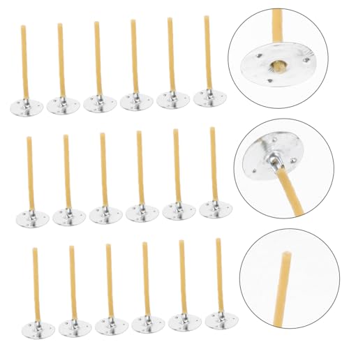 100 piezas de mechas trenzadas para velas pre-enceradas miniatura 7