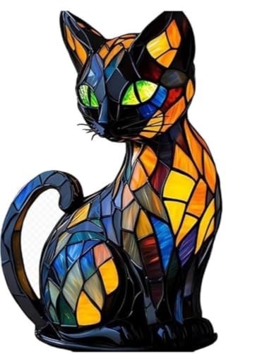 ILESTDG Festberg LeuchtKatze™ – Original Magische LED-Lampe (Typ C) – Dekoratives Zauberlicht für stimmungsvolle Atmosphäre (Katze A)