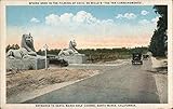 Entrance to Santa Maria Golf Course Santa Maria, California CA Original Antique Postcard