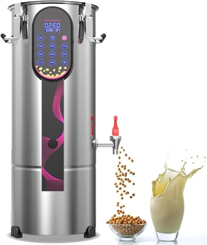 Máquina automática para preparar leche de soja comercial de 11/18/22 l con eliminación de escoria y molienda de alta velocidad de 26 000 rpm,para restaurantes y plantas de producción de alimentos. 22L