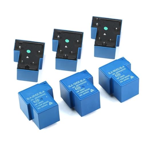 Relés de potencia SLA con bobina de 5V y conmutación de 30A para placas electrónicas T90