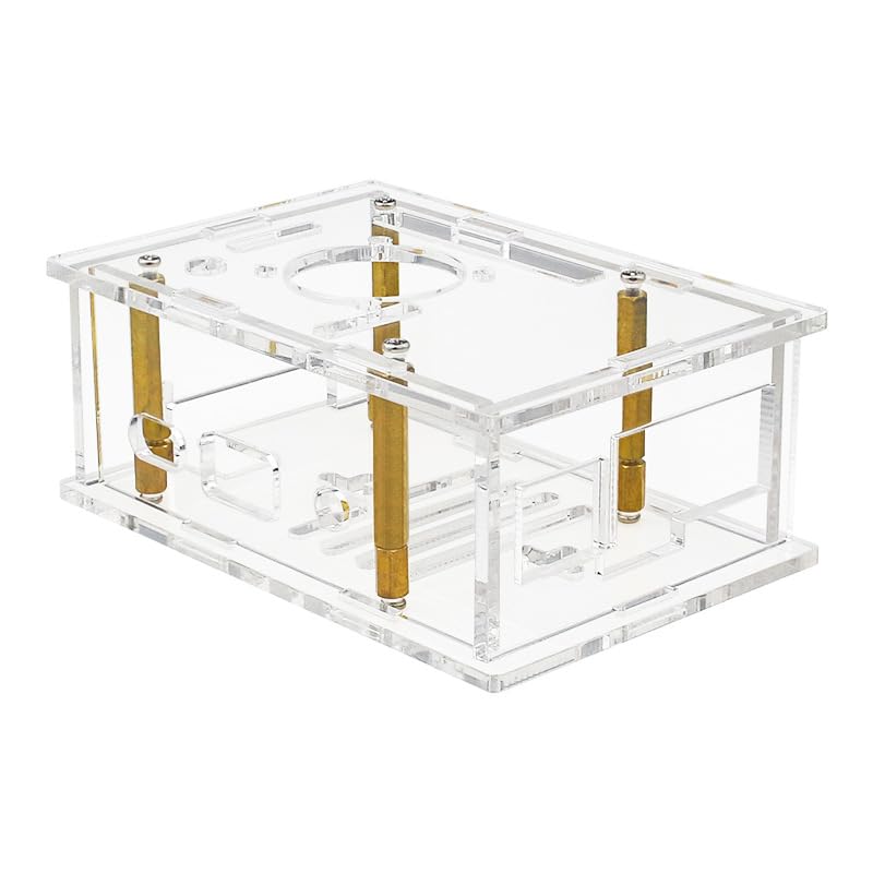 Funda protectora para Orange Pi 4A, acrílico transparente, carcasa rígida anticaídas y a prueba de polvo, cubierta transparente para placa de desarrollo naranja pi 4A accesorios (sin ventilador de