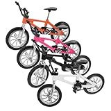 Di bicicletta: la forma unica di queste biciclette in miniatura, che ricorda le mountain bike, aggiunge un tocco di personalità a qualsiasi spazio, modelli di biciclette di simulazione
