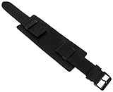  s.Oliver Unterlagenband Uhrenarmband Leder Band 22mm schwarz SO-3047-LQ