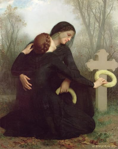 Impression d'affiches affiche toile Le Secret de Bouguereau portrait 60x90