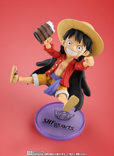 Figurine De Singe D. Figue Luffy. Figurine De Collection One Piece World De 7 5 Cm X Sh Figuarts Collectors Sh - vue 4