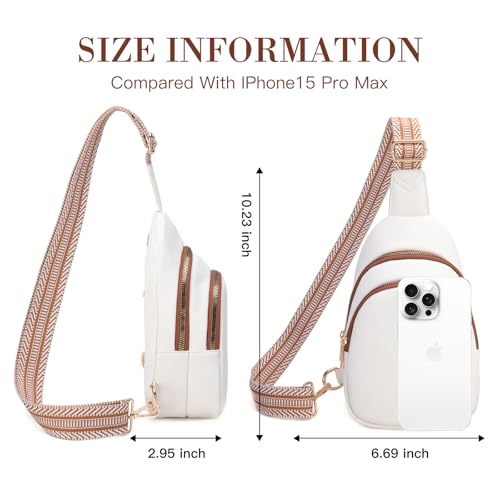 Viverte Crossbody Bags for Women Initial Sling Bag Cross Body Fanny Packs Personalized Gifts for Mom Women Wife - Image 3