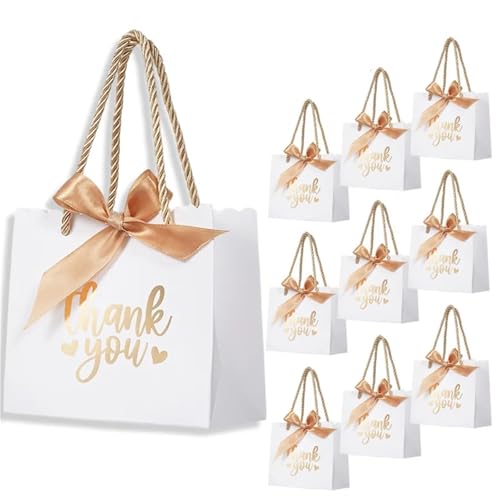 Petits sacs cadeaux pour fête avec nœud en ruban pour petits souvenirs