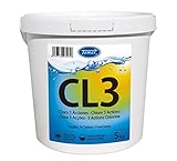 cloro en tabletas para piscinas armables Envase de 5 kg, tabletas 200 gr de disolución lenta