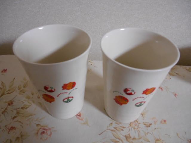 Amazon.co.jp: JAバンク ちょきんぎょタンブラー 湯呑み 2個たち吉  