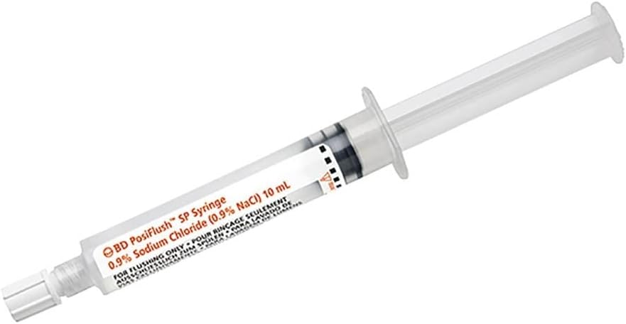 BD PosiFlush Pre-Filled Saline Syringe - 10ml x 30