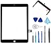 Price comparison product image Tefir Black Digitizer Repair Kit for iPad 9.7" 2018 iPad 6 6th Gen A1893 A1954 Touch Screen Digitizer Replacement (Without Home Button) +Pre-Installed Adhesive + Tools