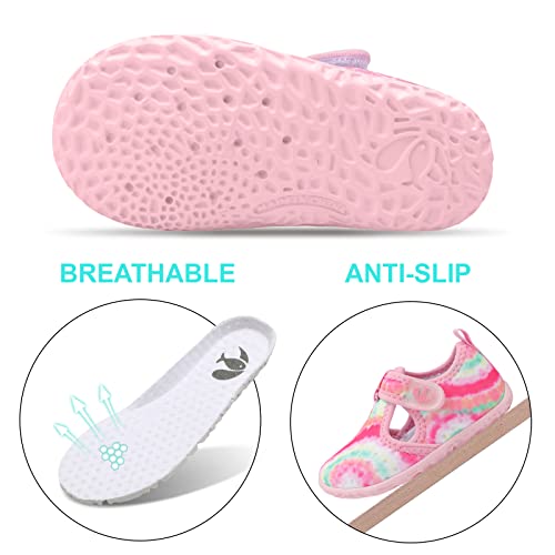 Image of FEETCITY Boys Girls Water Shoes Kids Aqua Socks Quick Dry Barefoot for Beach Swimming Pool