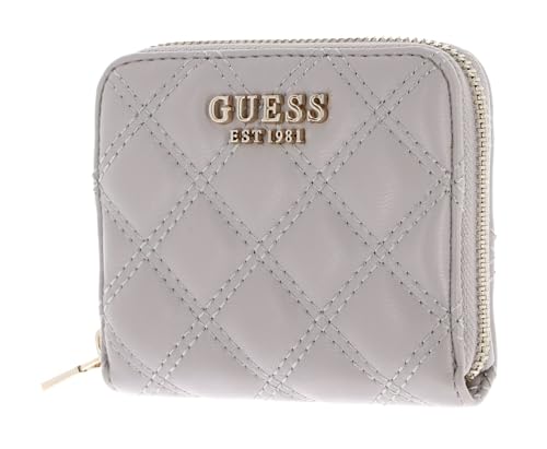 Porte-monnaie GUESS Giully II finitions de luxe matelassé taupe