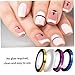 Nail Striping Tape Line Rolls Striping Tape Line Nail Art Decoration Stickers DIY Nail Tip - White.