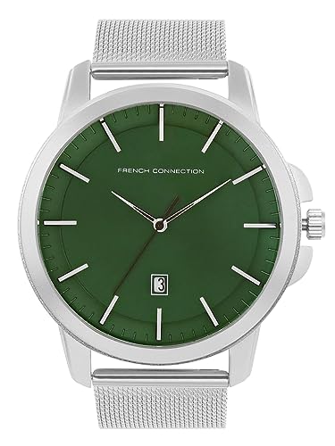 French Connection Stainless Steel Spring-Summer 2023 Analog Green Dial Mens Watch-Fcn00058F (B0C6GWJF5Y) Amazon Price History, Amazon Price Tracker