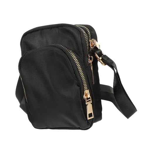 Mobile Phone Bag Women's Nylon Crossbody Shoulder Bag Purple Leisure Bag Pocketbooks for Women Crossbody