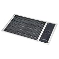 Kenyon No-Lid Built-In Electric Grill, Stainless Steel Grill With Single Burner, Quick Heat Up, Digital Touch Panel, UL-Approved For Indoor And Outdoor Use, Dishwasher Safe Grate, 120V