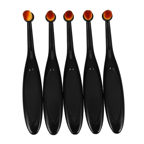 VILLCASE 5Pcs Soft Bristle Ink Blending Tools for Card Making Mini Craft Brushes for Smooth Blending for Distressing Projects